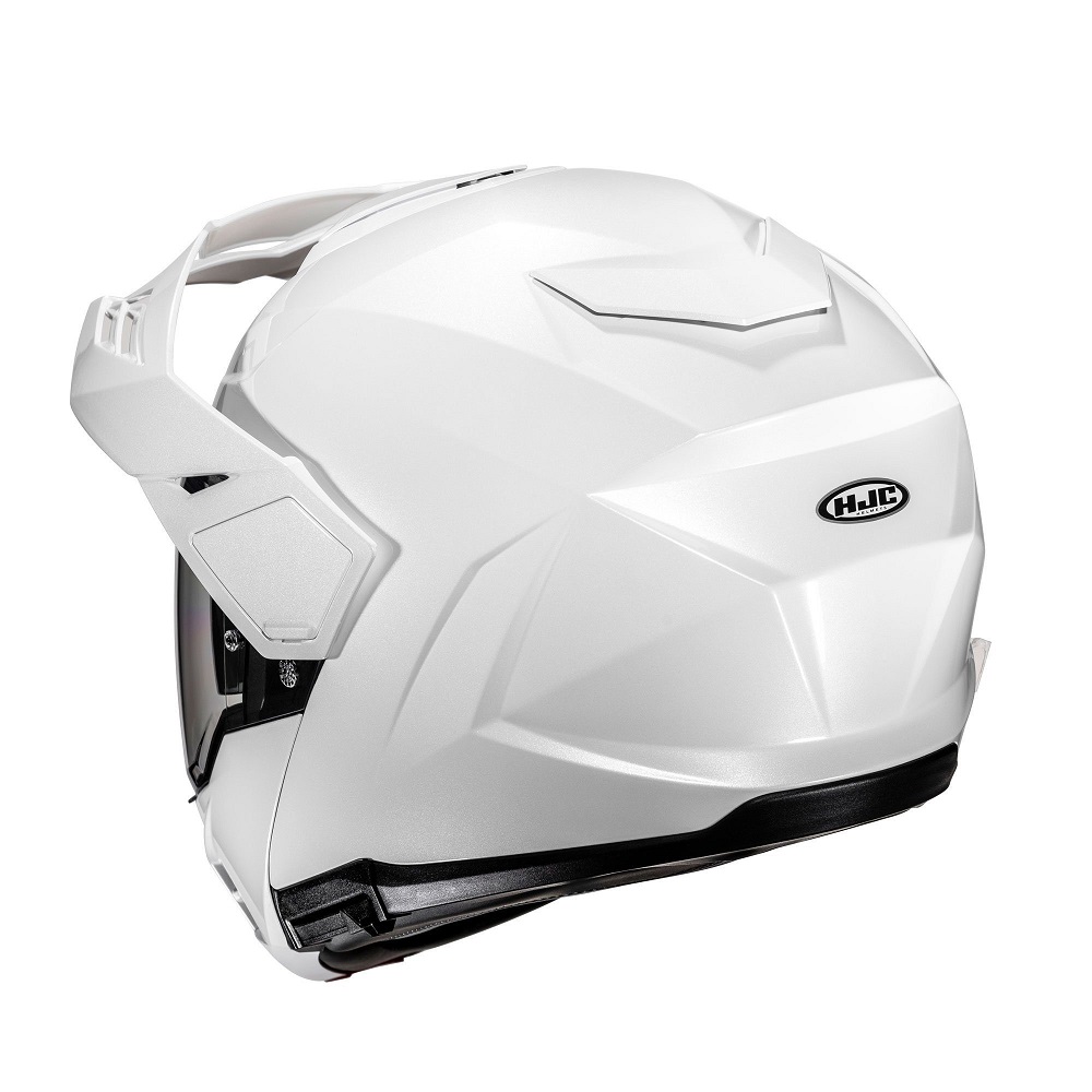 white motorcycle helmets