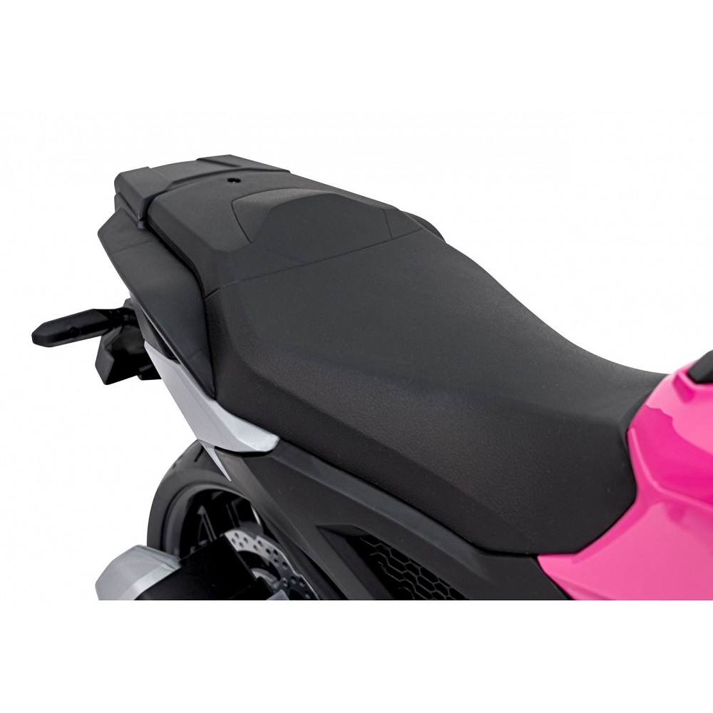 pink and black motorcycle