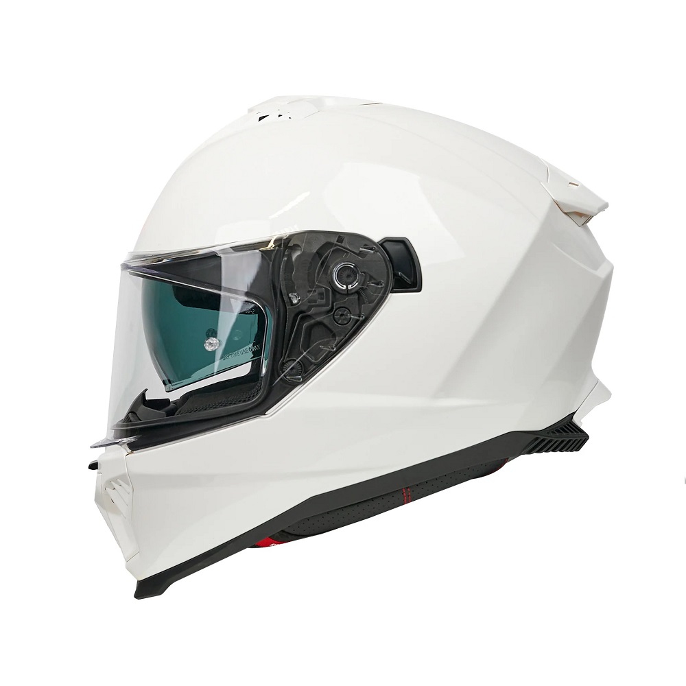 white motorcycle helmets