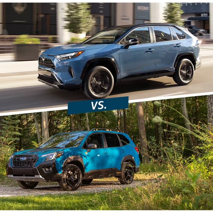subaru forester vs rav4