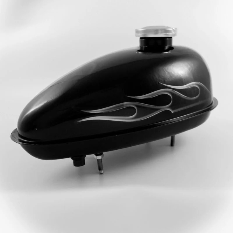 clear motorcycle gas tank