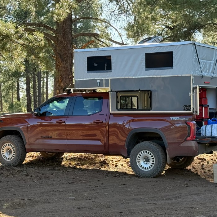 pop up truck bed camper