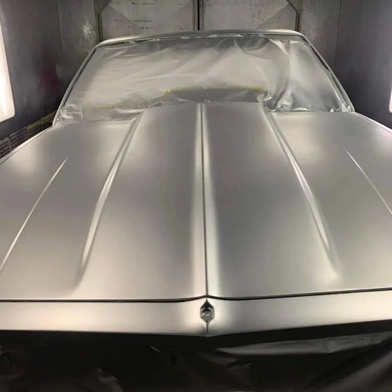silver car paint