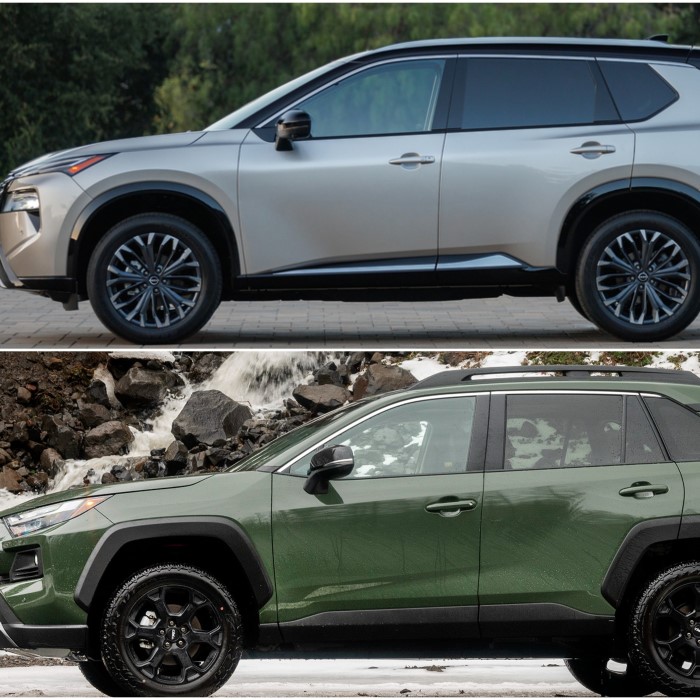 nissan rogue vs rav4