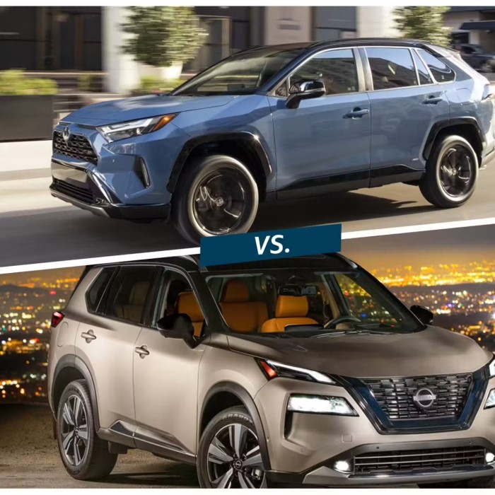nissan rogue vs rav4
