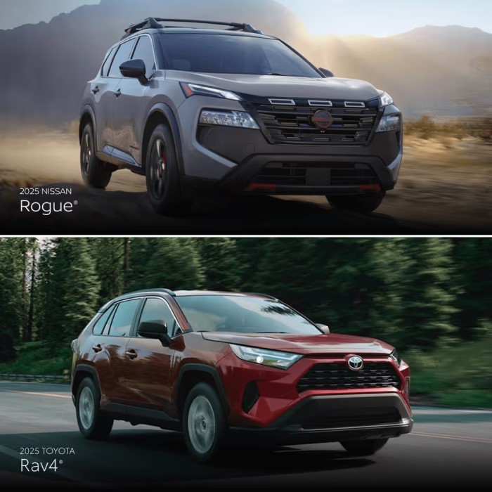 nissan rogue vs rav4