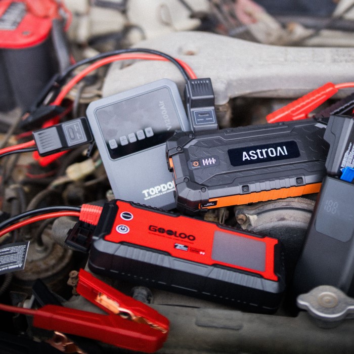 portable car battery jump starter