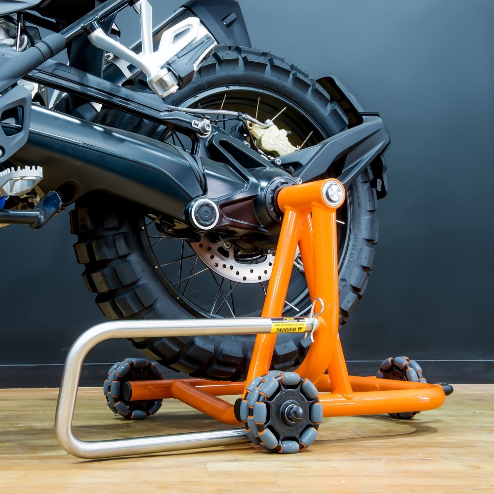 movable motorcycle stand