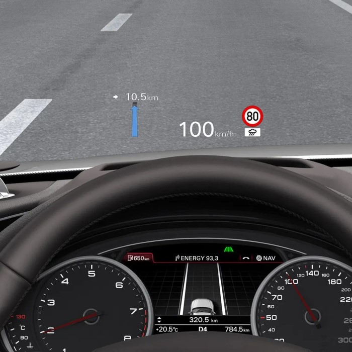 car heads up display