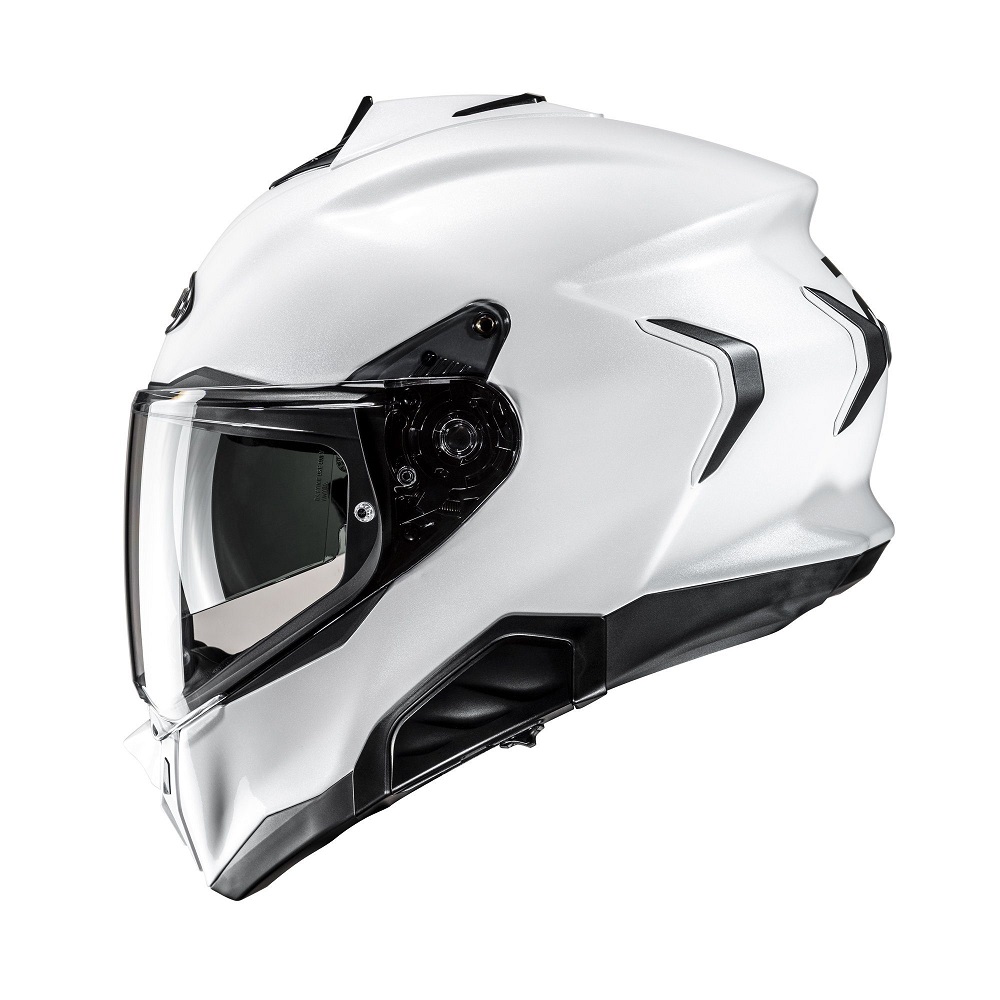 white motorcycle helmets