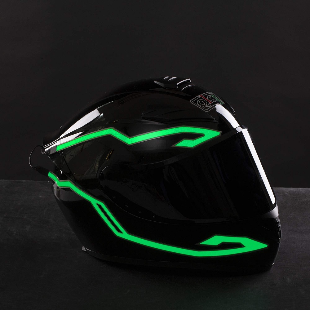 led motorcycle helmet