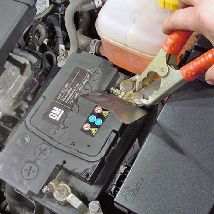 how to set up jumper cables