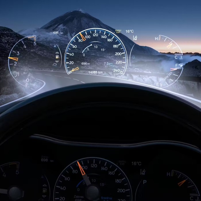 car heads up display