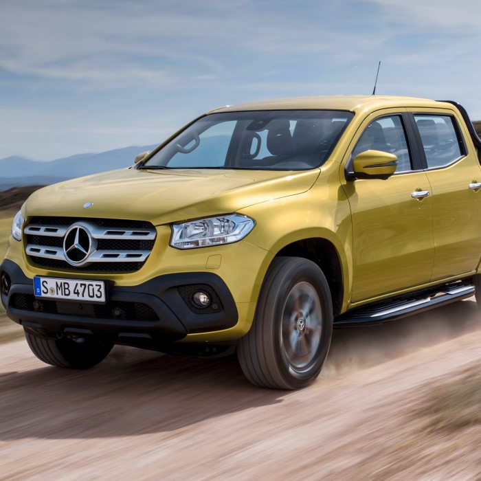 mercedes benz pickup truck