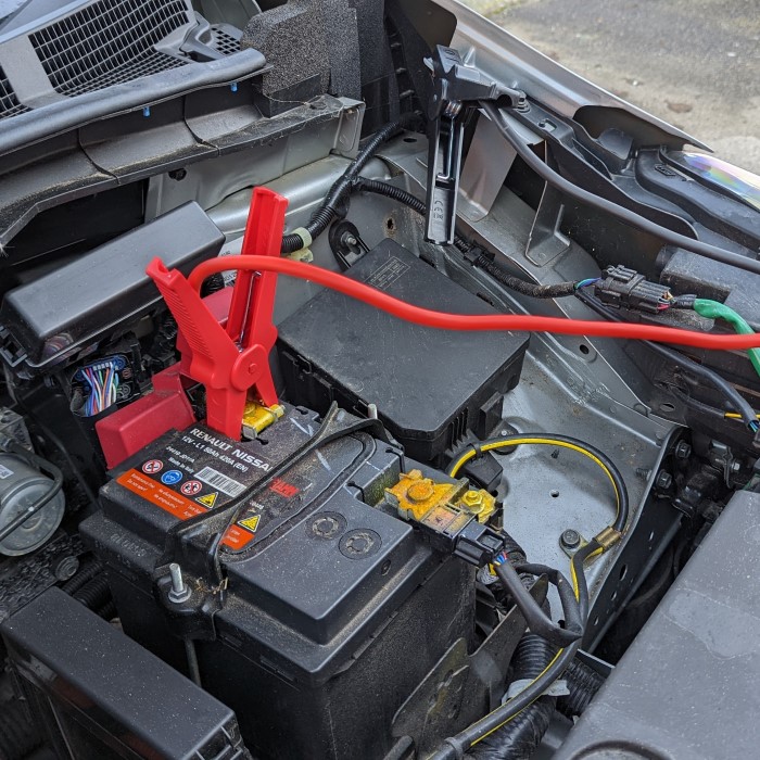 how to set up jumper cables
