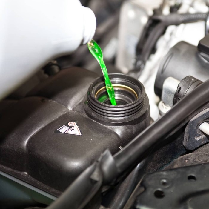 coolant fluid exchange
