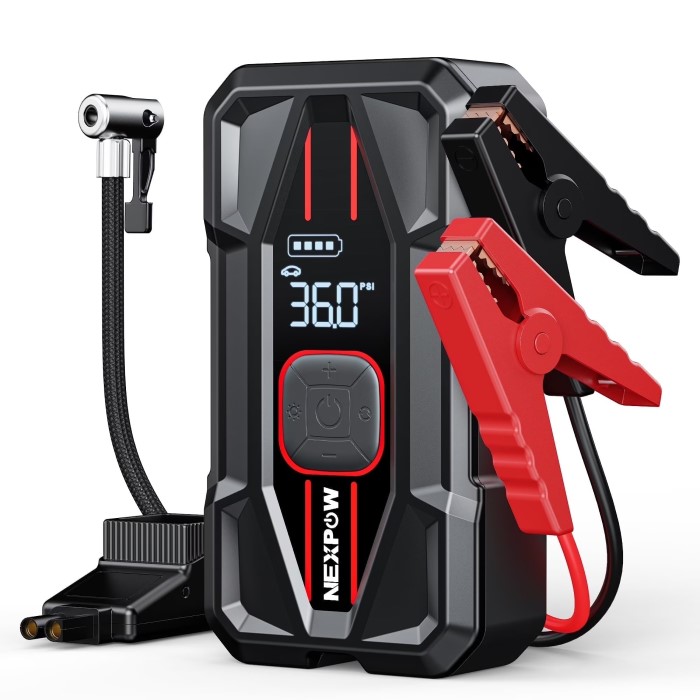 portable car battery jump starter