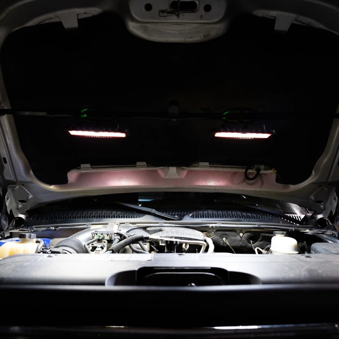 under hood light