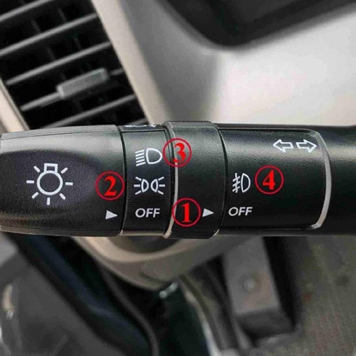 car headlight symbols