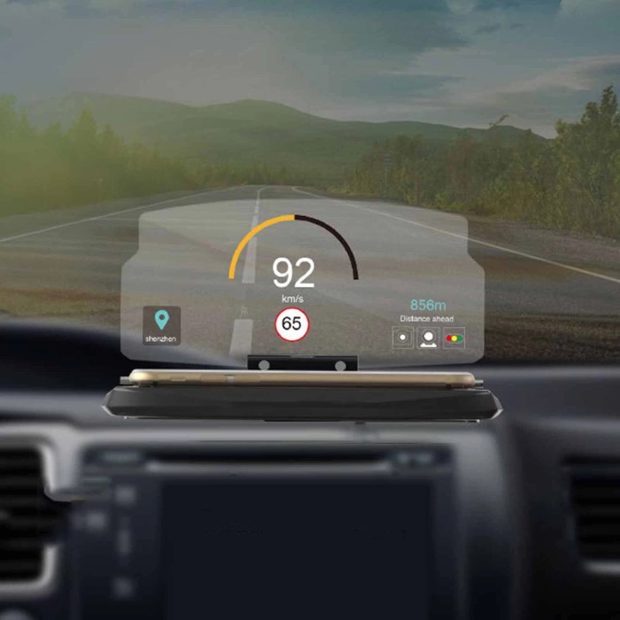 car heads up display