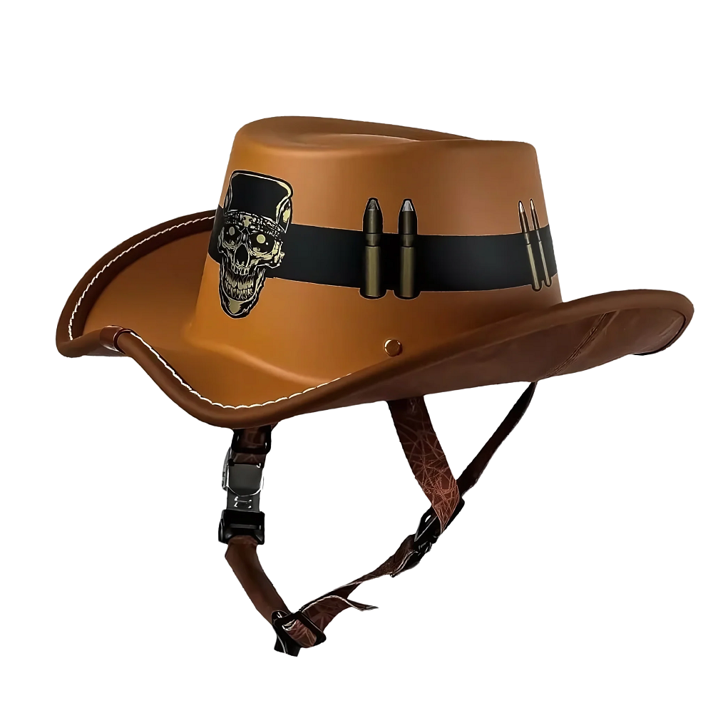 cowboy motorcycle helmet