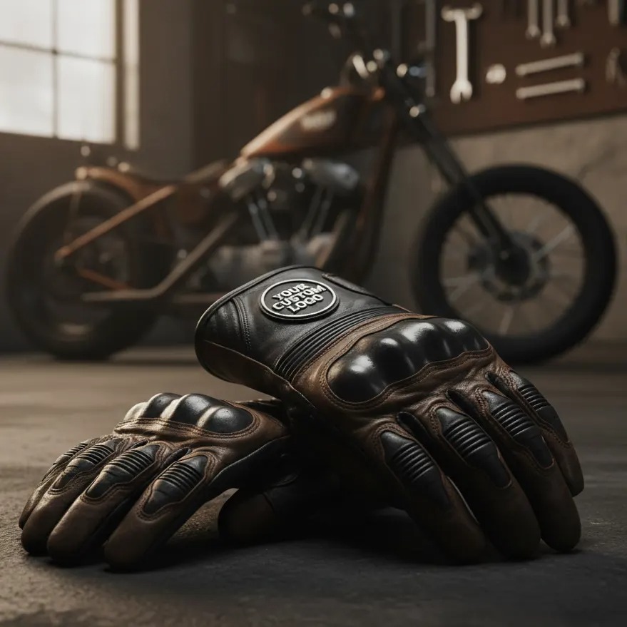 custom motorcycle gloves