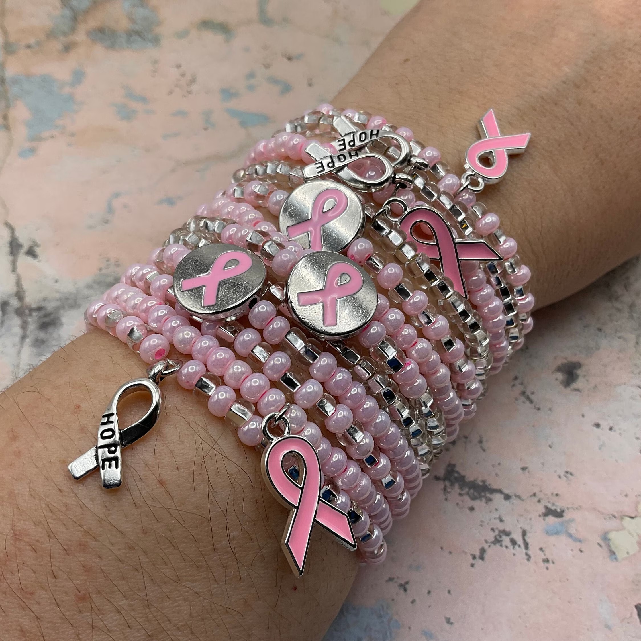 breast cancer bracelets