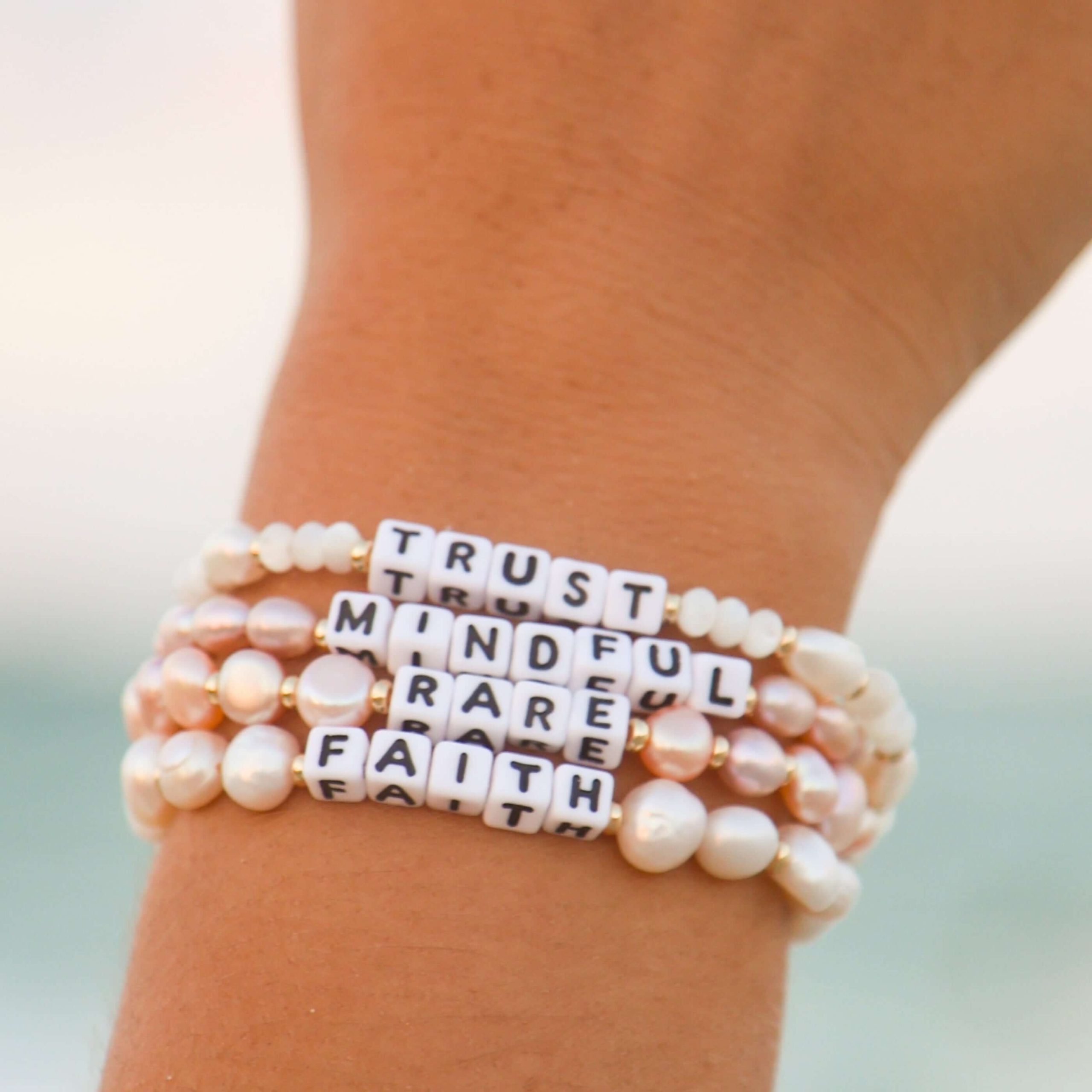 word bracelets