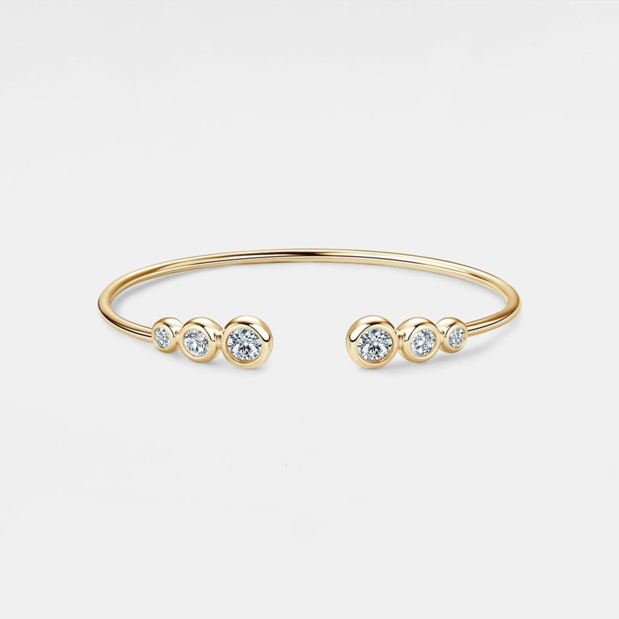 moissanite bangle