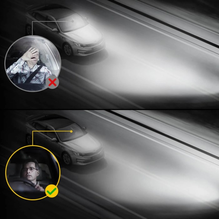 aiming headlights