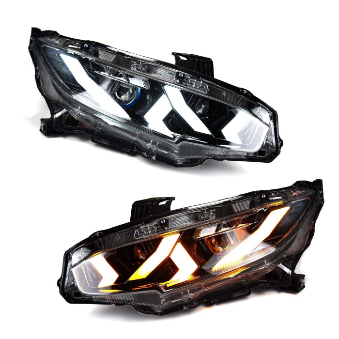 honda civic headlights
