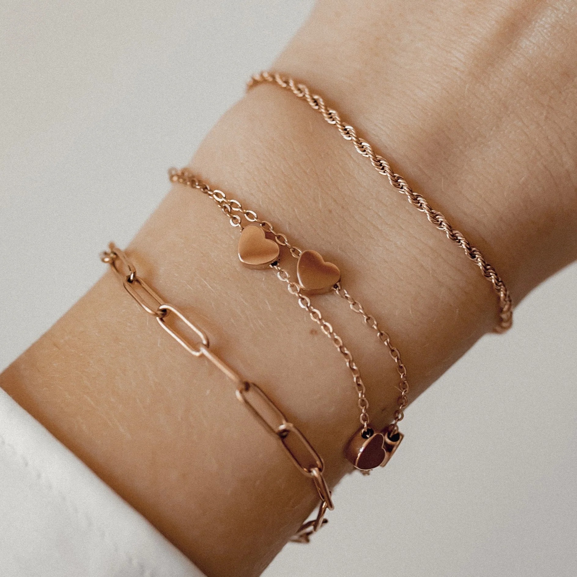 rose gold bracelets