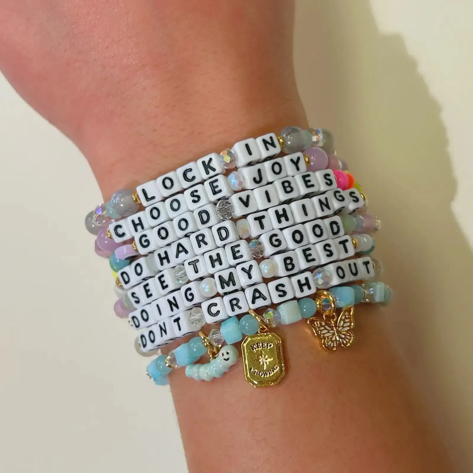 words to put on bracelets