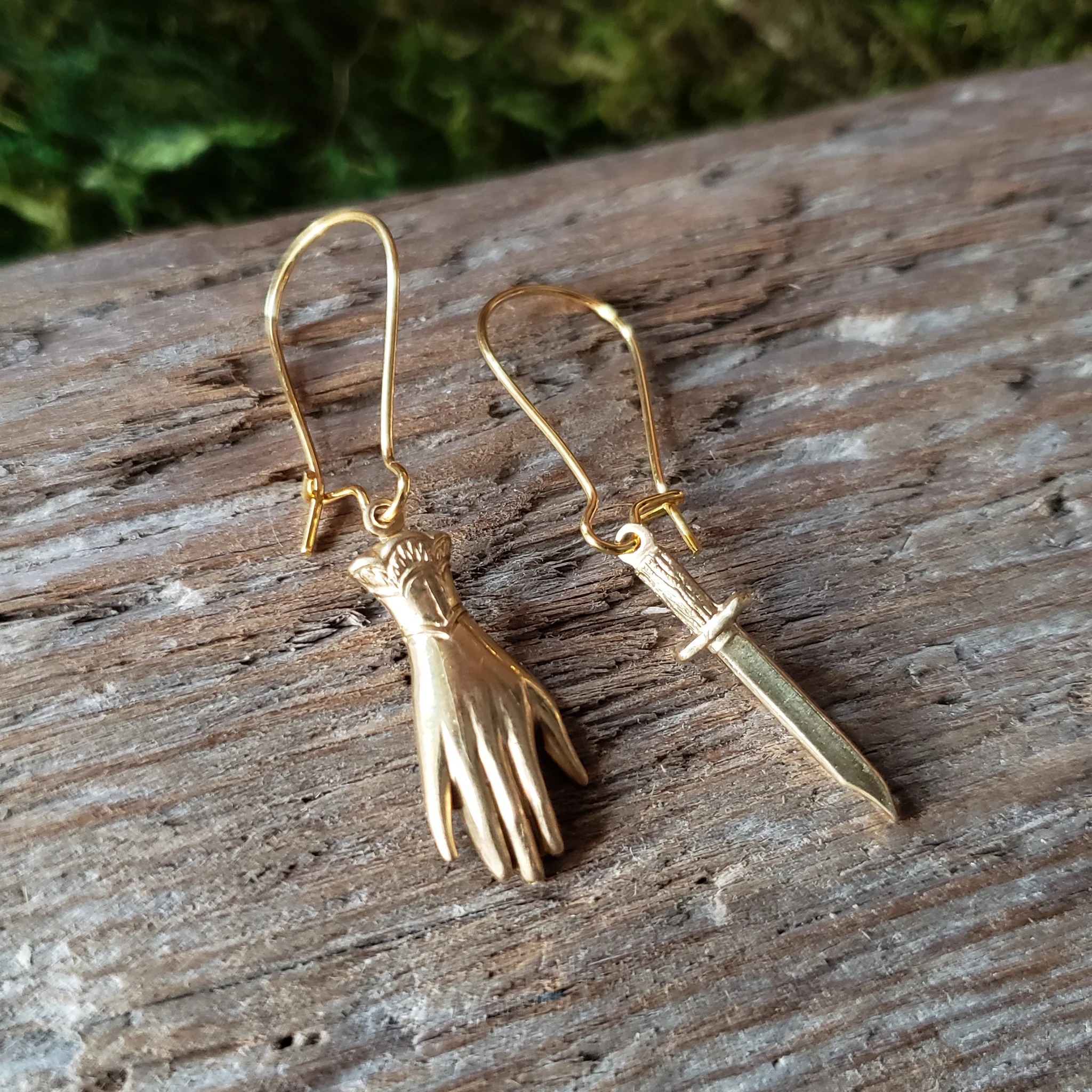 dagger earrings