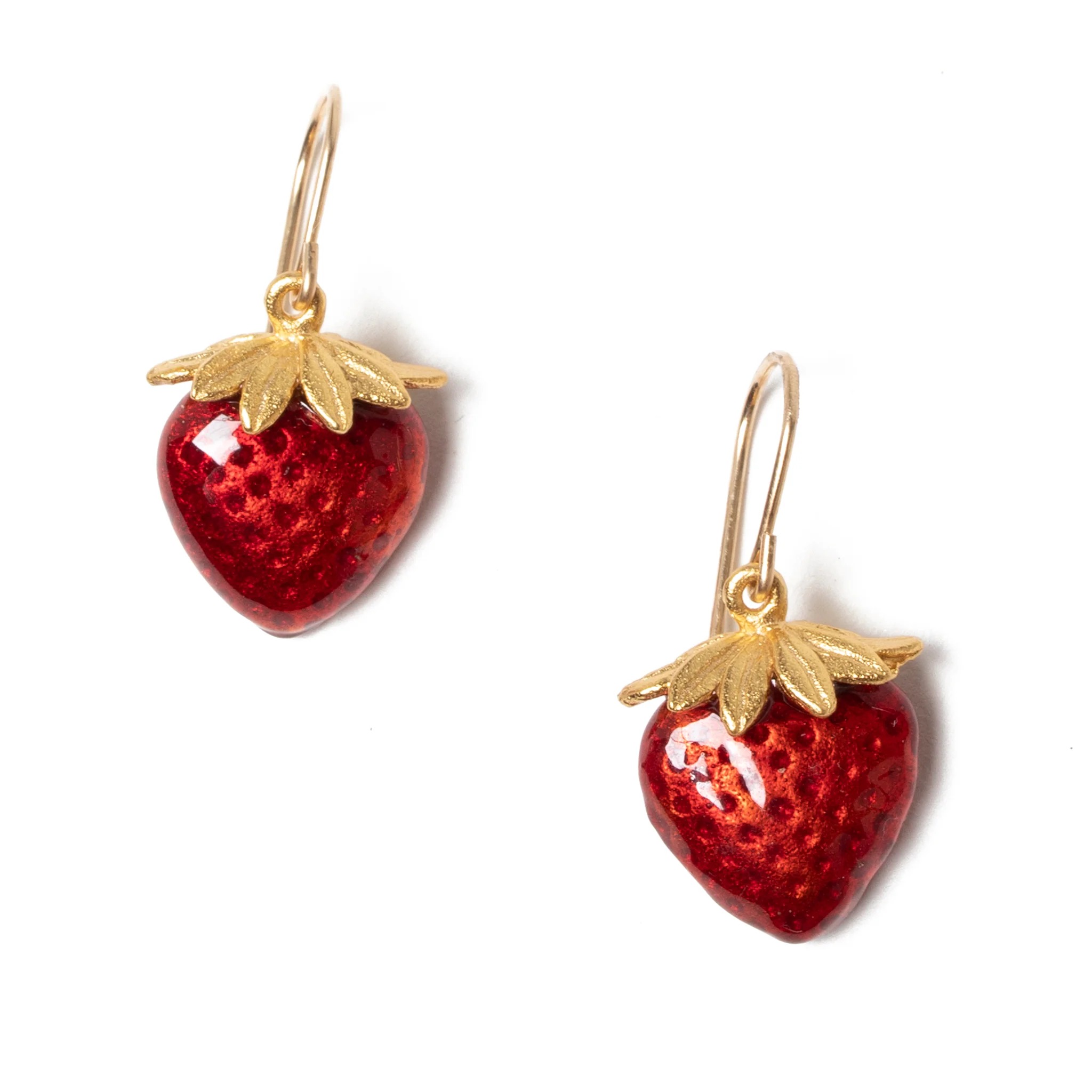 strawberry earrings