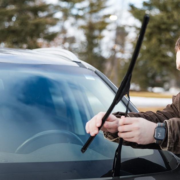 change wiper blades
