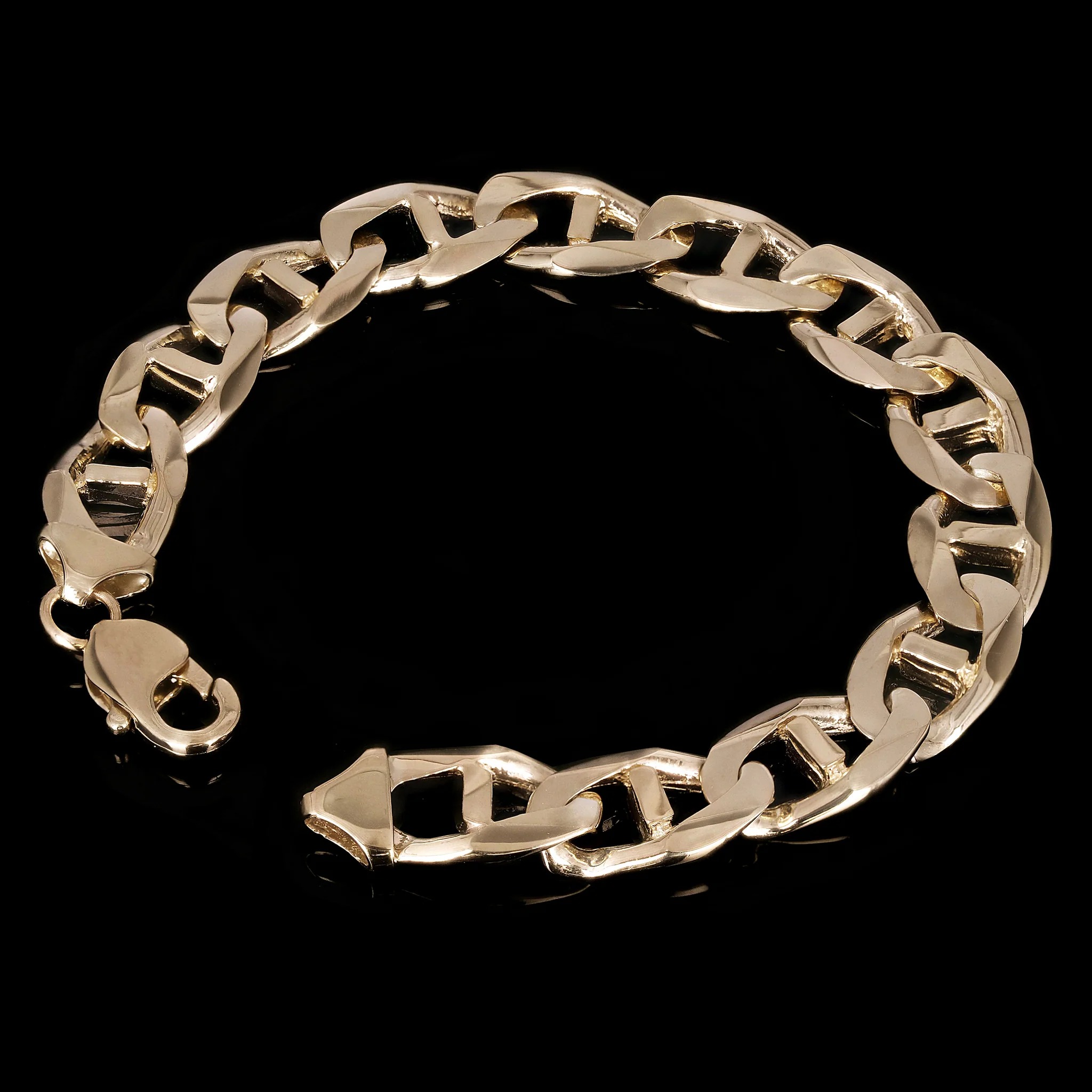 mens bracelets gold