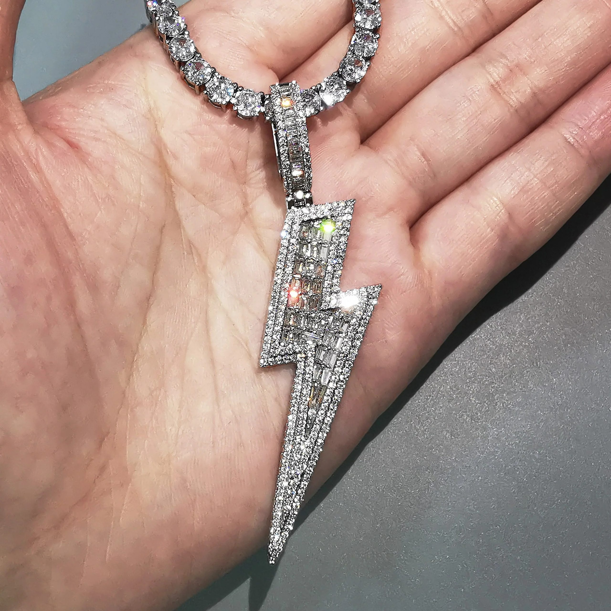 lightning bolt pendant