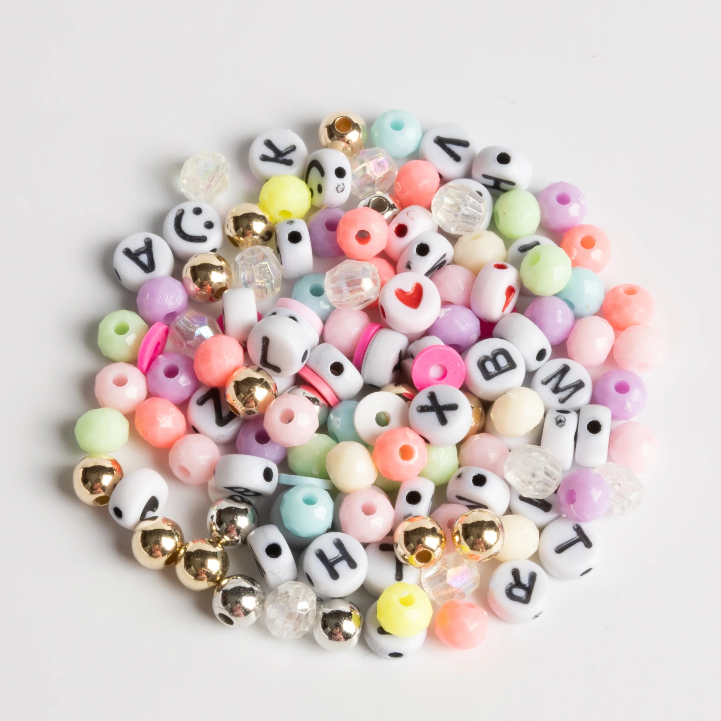 letter beads for bracelets