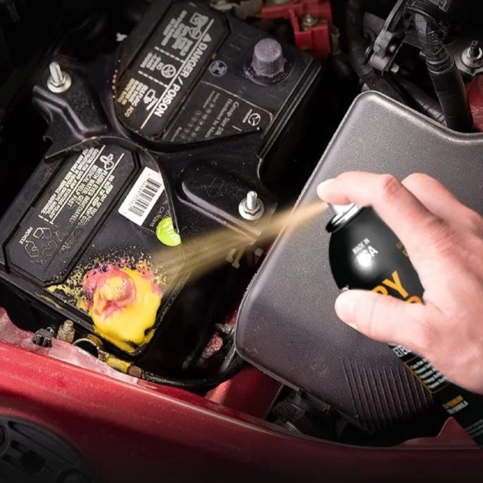 how to clean a corroded battery terminal