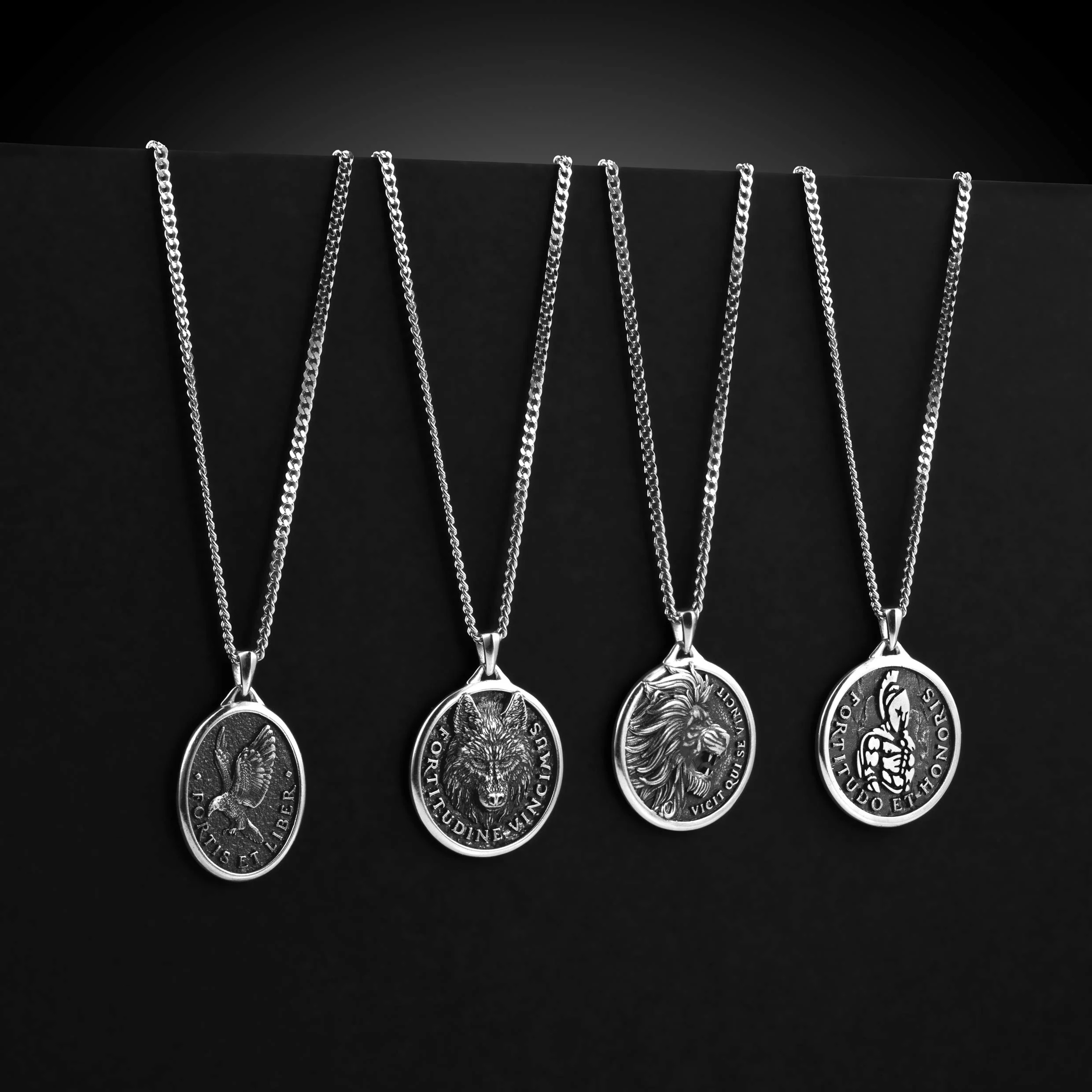 mens silver pendant