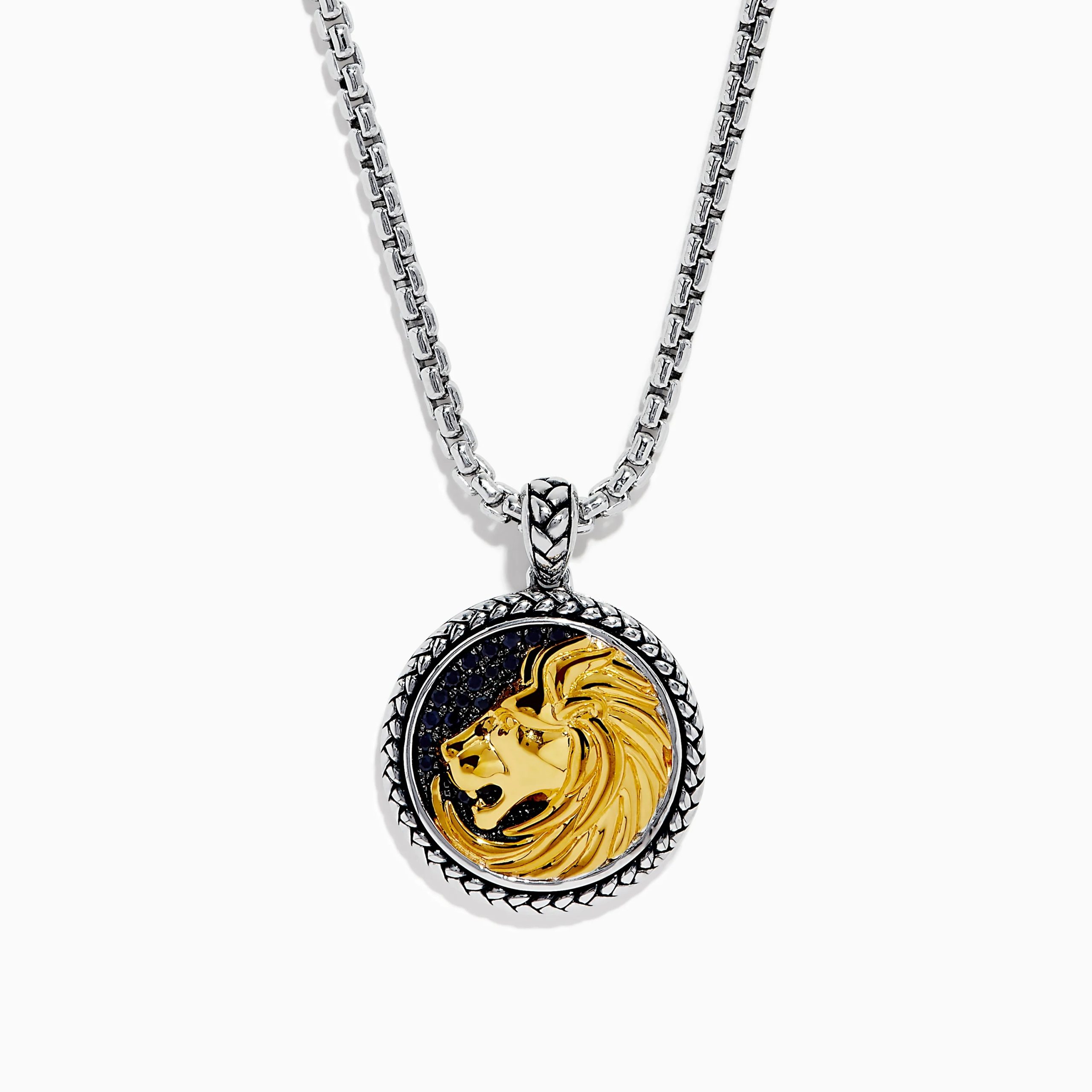 gold lion pendant