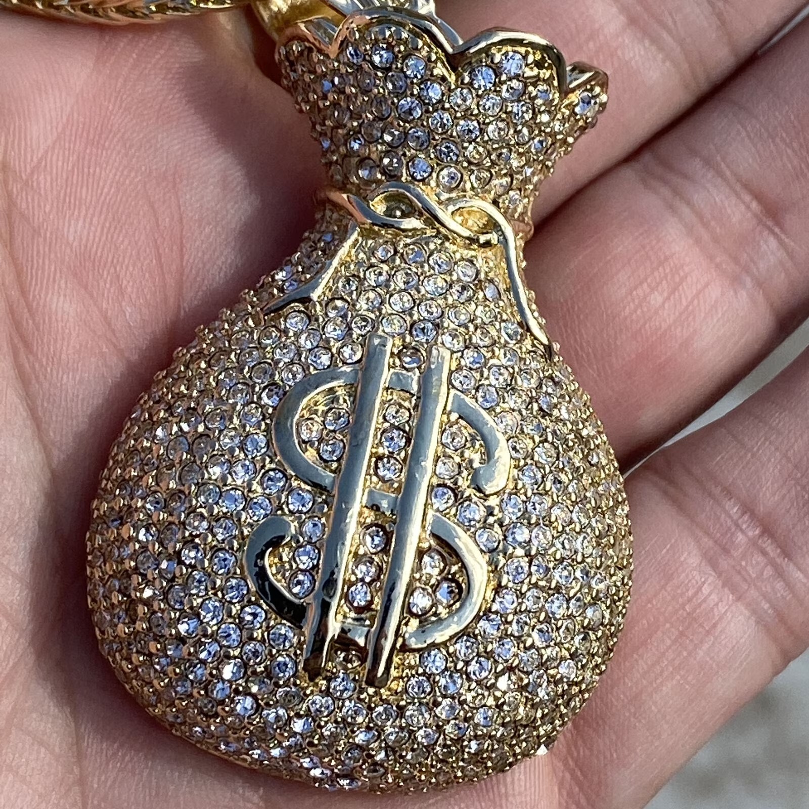money bag pendant