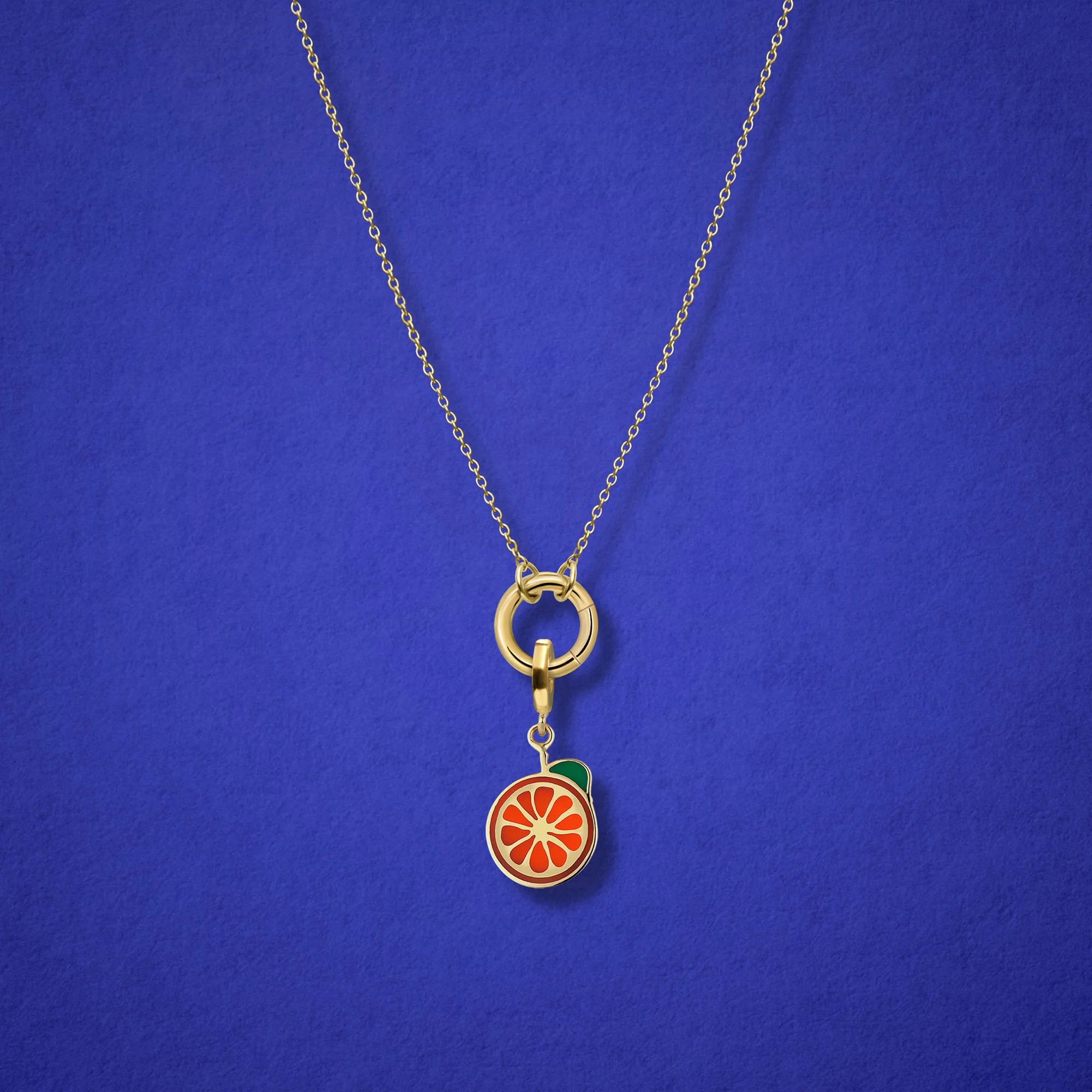 orange pendant