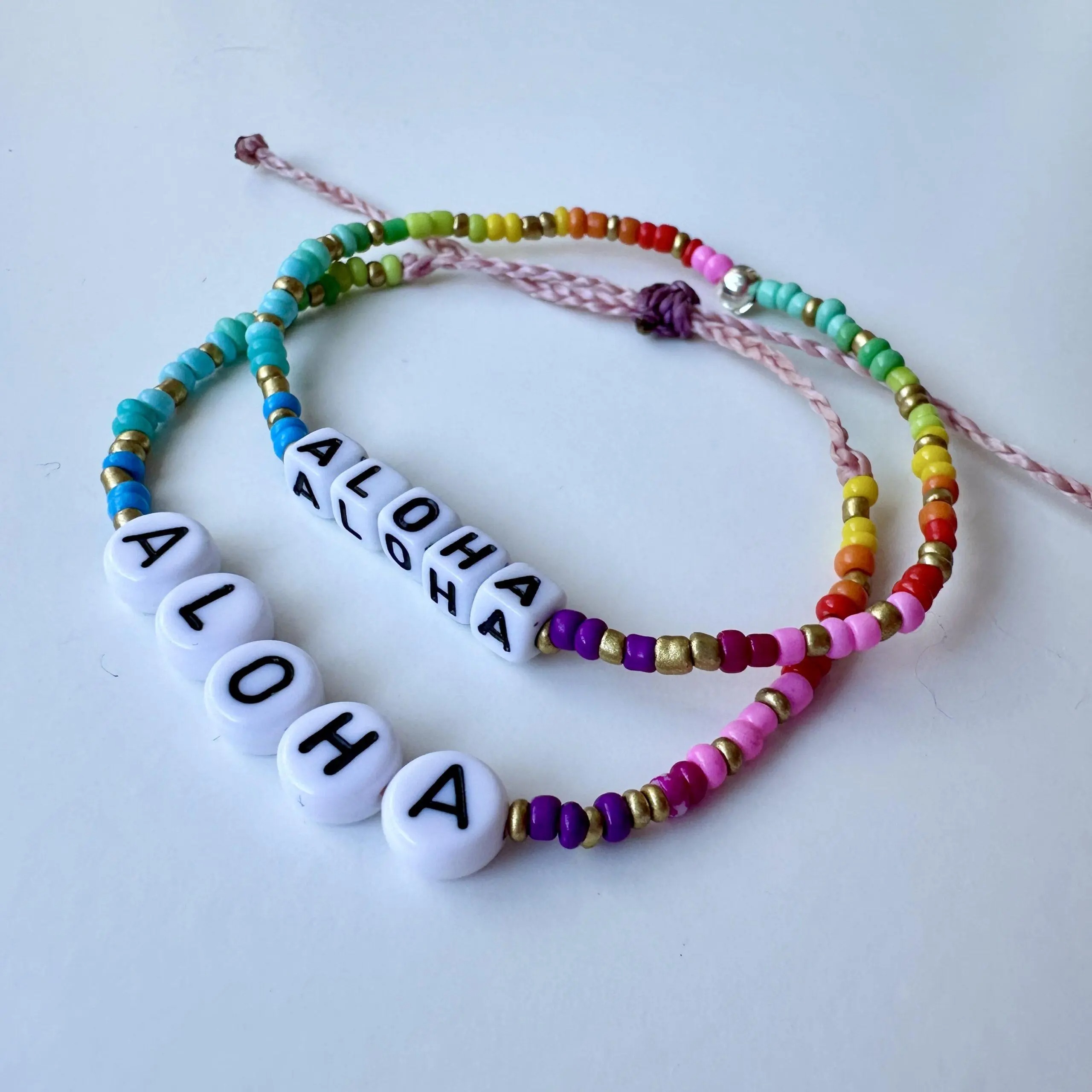 friendship bracelets with beads