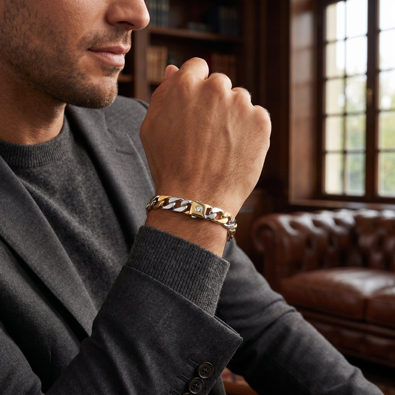 gold bracelets men