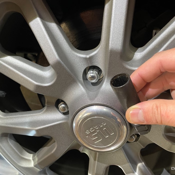 wheel lock lug nut