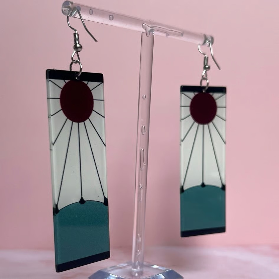demon slayer earrings