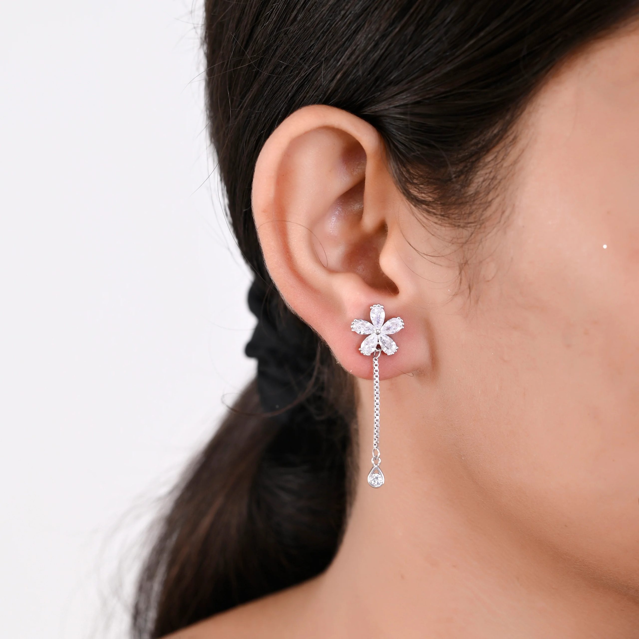 silver earrings for women