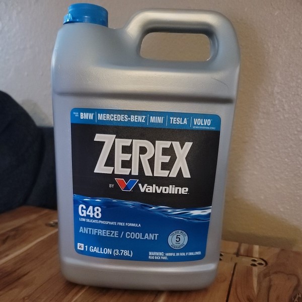 blue coolant